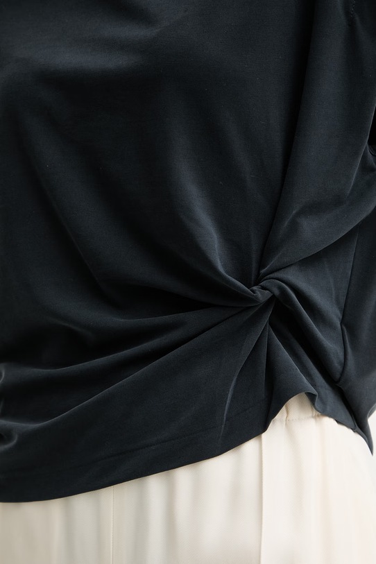 BOSS Orange tričko dámske s modalom C Ebony 50553458 čierna