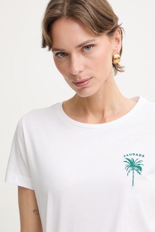 BOSS Orange t-shirt damski bawełniany C Elove 4 biały 50559077