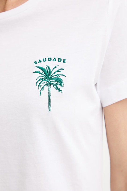 BOSS Orange t-shirt damski bawełniany C Elove 4 50559077 biały