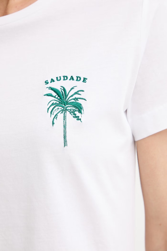 BOSS Orange t-shirt damski bawełniany C Elove 4 50559077 biały