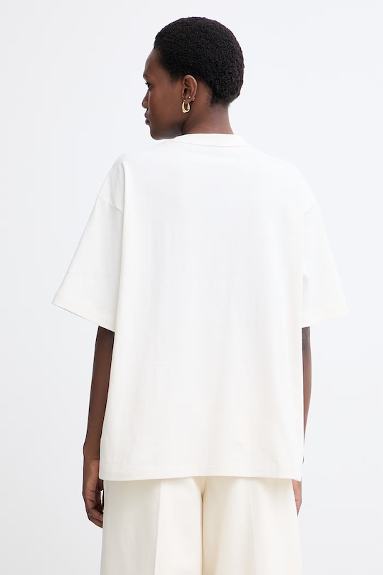 Ρούχα BOSS Orange T-shirt γυναικείο βαμβακερό C Eboys 2 50559078 μπεζ