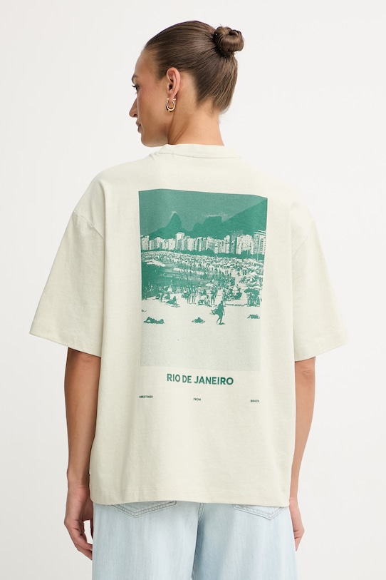 BOSS Orange majica za žene od pamuka C Eboys 2 zelena 50559078