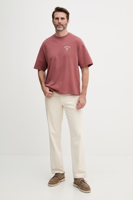 BOSS Orange t-shirt da donna in cotone C Eboys 2 50559078 granata SS26