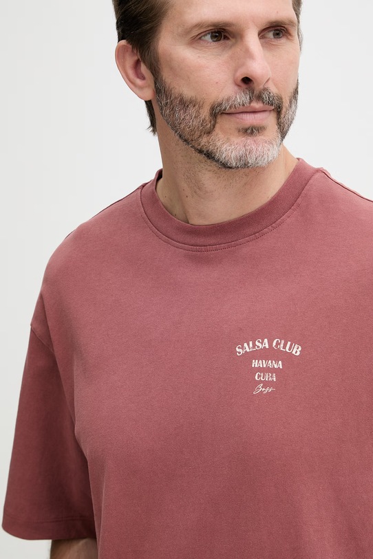 BOSS Orange Póló női pamut C Eboys 2 burgundia 50559078