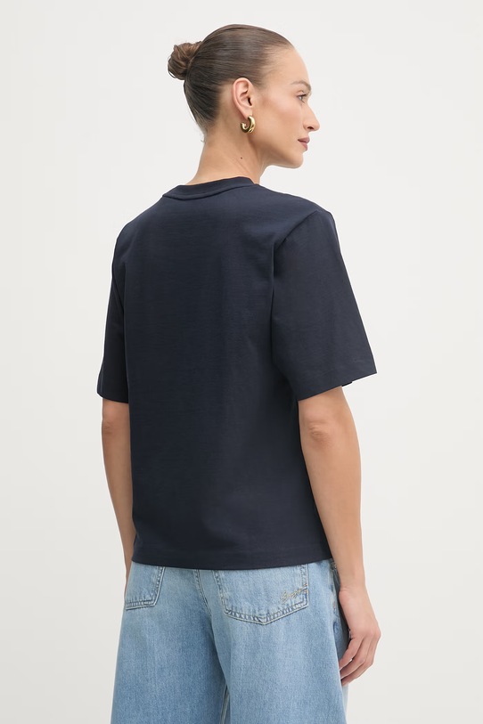 Ρούχα BOSS Orange t-shirt Γυναικείο βαμβακερό C Eregular 6 50568699 σκούρο μπλε