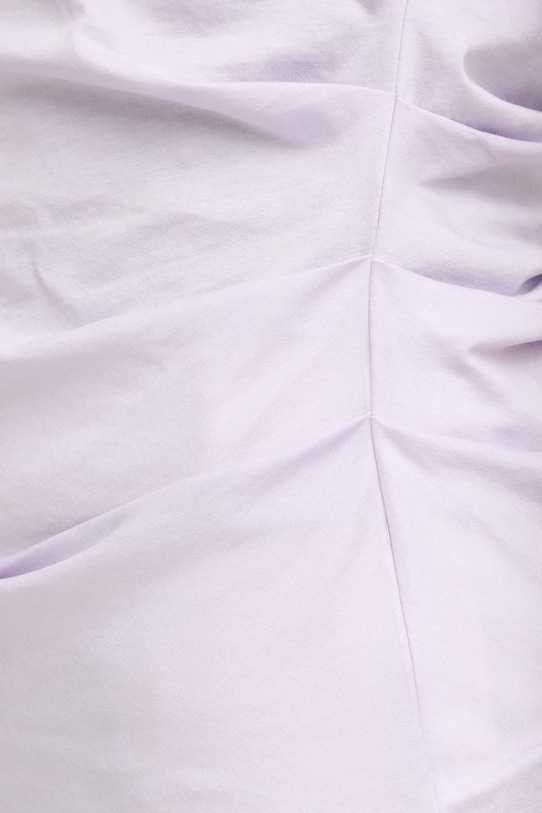 BOSS t-shirt dziecięcy bawełniany Evka 50557376 fioletowy