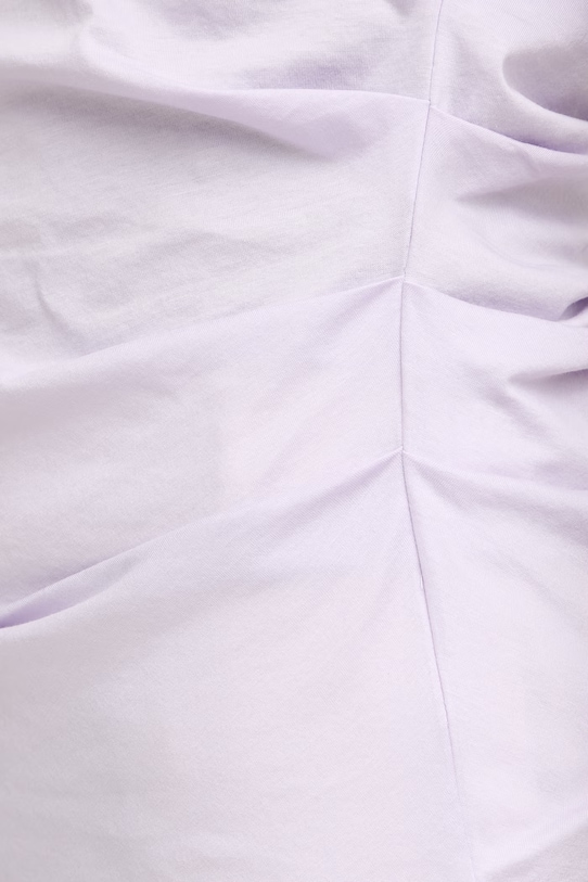 BOSS t-shirt dziecięcy bawełniany Evka 50557376 fioletowy