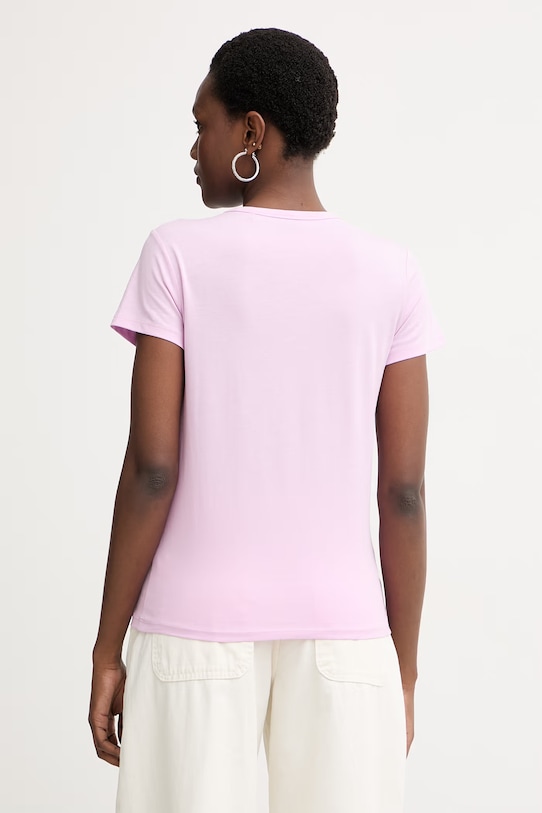 Odjeća BOSS Majica za žene od pamuka 50557843 ljubičasta