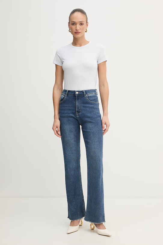 BOSS t-shirt γυναικείο βαμβακερό 50557843 μπλε SS26