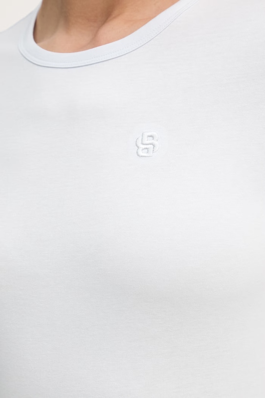 BOSS t-shirt γυναικείο βαμβακερό 50557843 μπλε