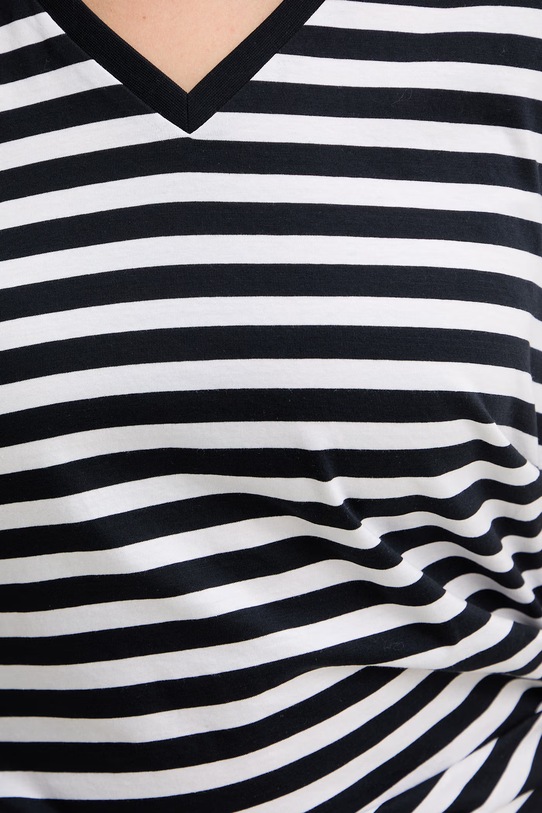 BOSS t-shirt damski bawełniany 50559168 granatowy