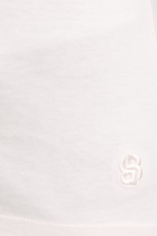 BOSS tricou basic pentru femei cu amestec de mătase Evyta 50561508 roz