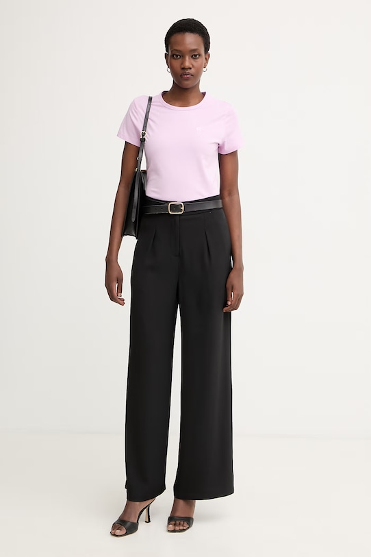 Хлопковая футболка BOSS Eventsa11 50562055 розовый SS26