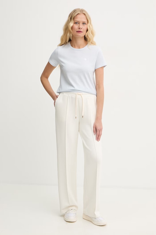 BOSS t-shirt bawełniany Eventsa11 50562055 niebieski SS26