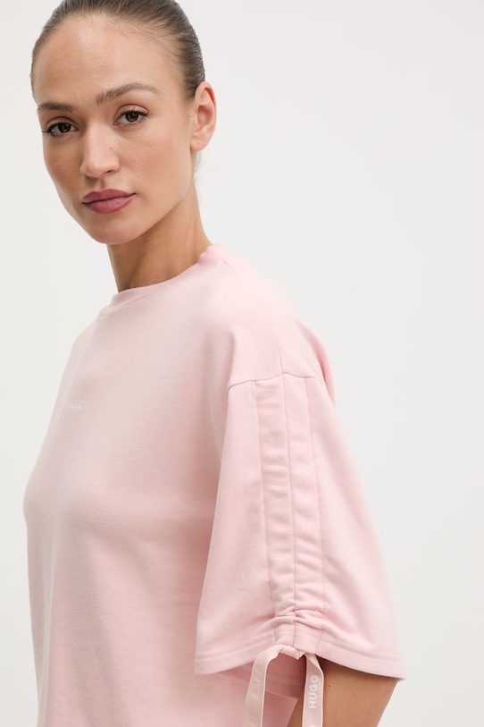 HUGO lounge tričko dámske CASUAL_t-shirt ružová 50561045