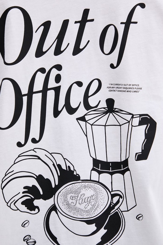 HUGO Blue футболка для женщин из хлопка Oversized_Tee_B 50560772 белый