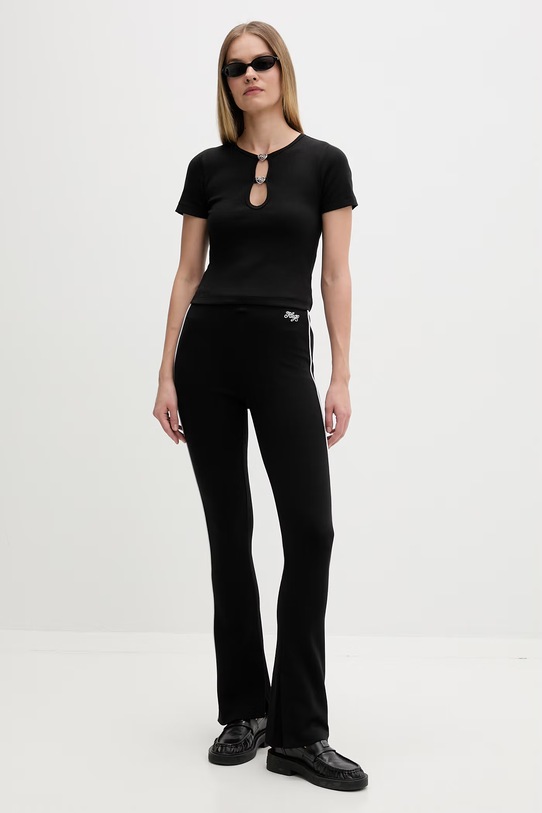 HUGO Blue tričko dámske Diheart_B 50562071 čierna SS26