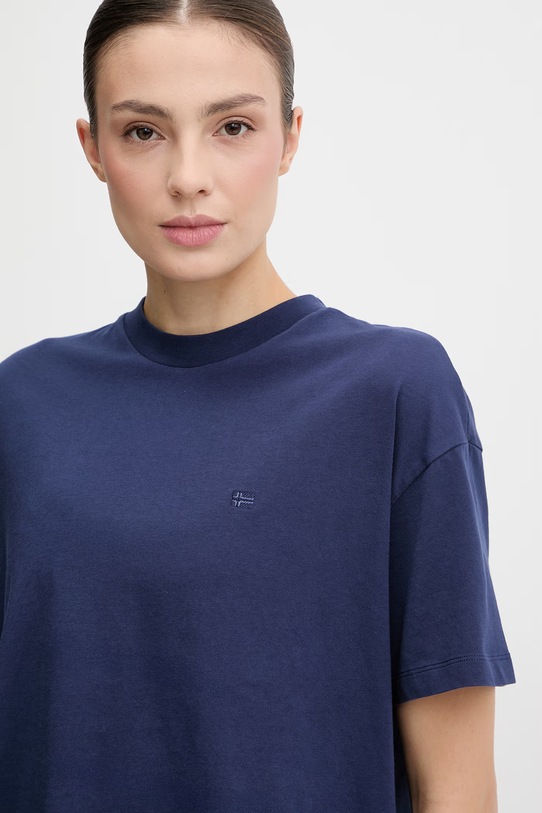 Napapijri t-shirt bawełniany AURORA granatowy NP0A4HF4B2Q1