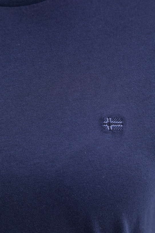 Napapijri t-shirt damski bawełniany AURORA NP0A4I5GB2Q1 granatowy
