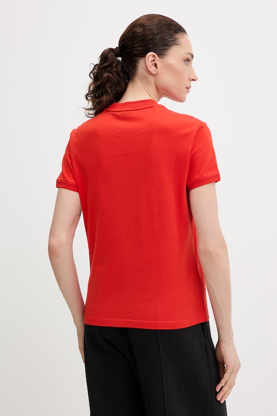 Ρούχα Βαμβακερό μπλουζάκι Napapijri BARYTE NP0A4I8YRAU1 κόκκινο