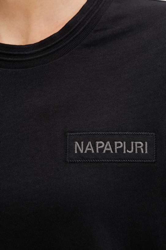 Napapijri t-shirt damski bawełniany CLARAO NP0A4I9L9411 czarny