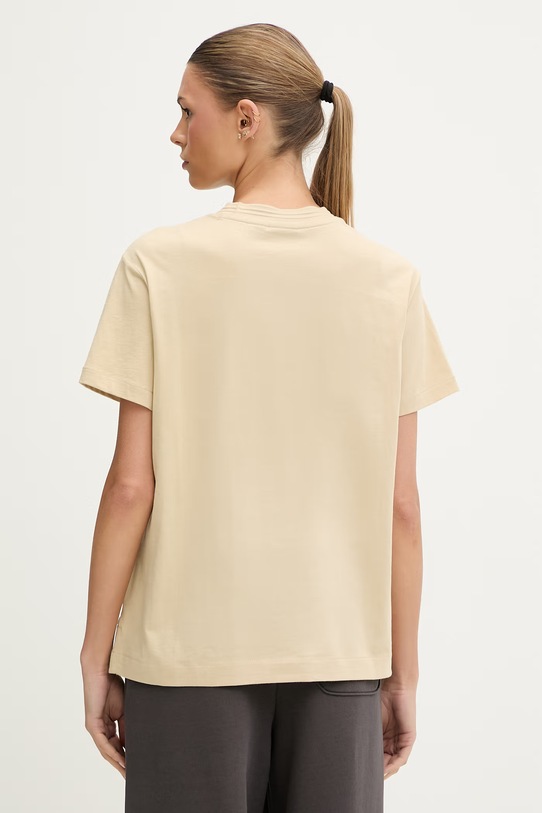 Odzież Napapijri t-shirt damski bawełniany CLARAO NP0A4I9LN3D1 beżowy