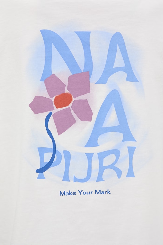 Napapijri t-shirt bawełniany ILIANA NP0A8BC4N1A1 beżowy