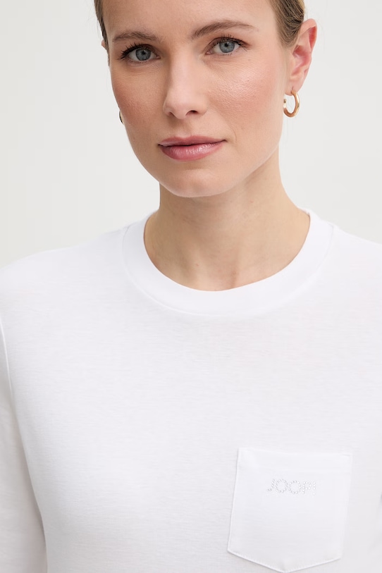 Joop! t-shirt damski bawełniany biały 30102011