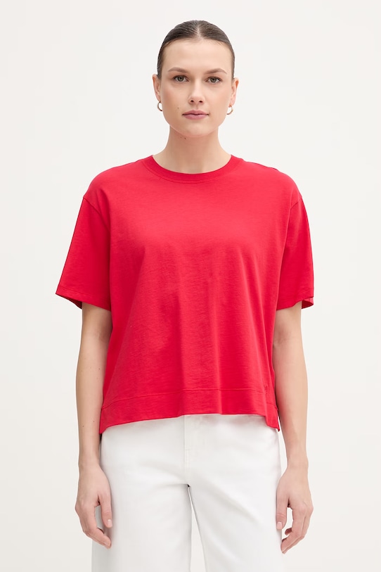 Joop! t-shirt bawełniany bawełna czerwony 30102071