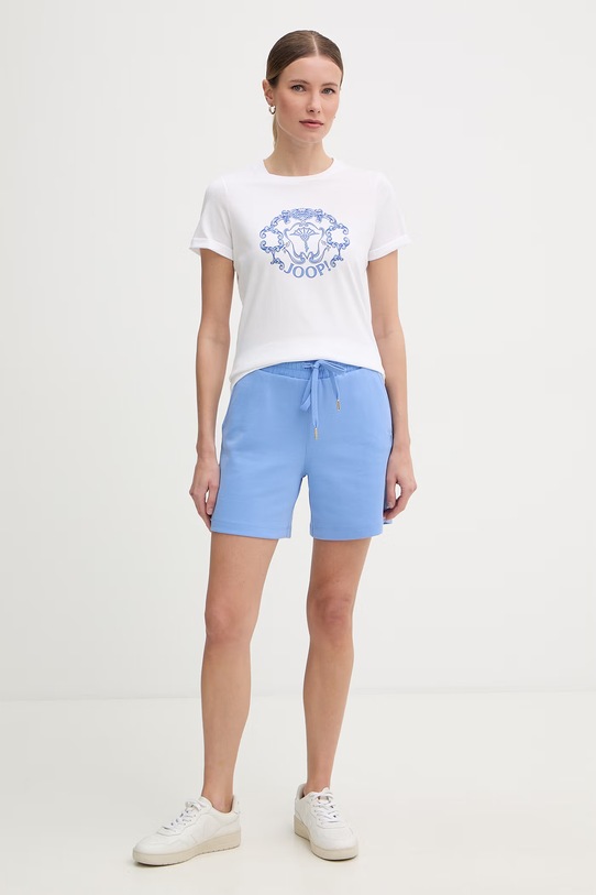 Joop! t-shirt damski bawełniany 30102074 biały SS26