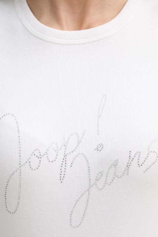 Joop! T-shirt damski bawełniany z elastanem 30102094 biały