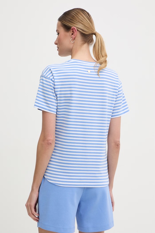 Odzież Joop! t-shirt damski bawełniany z elastanem 30102098 niebieski