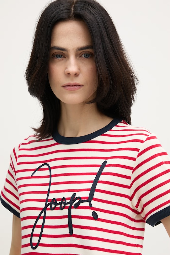 Joop! t-shirt bawełniany czerwony 30102373