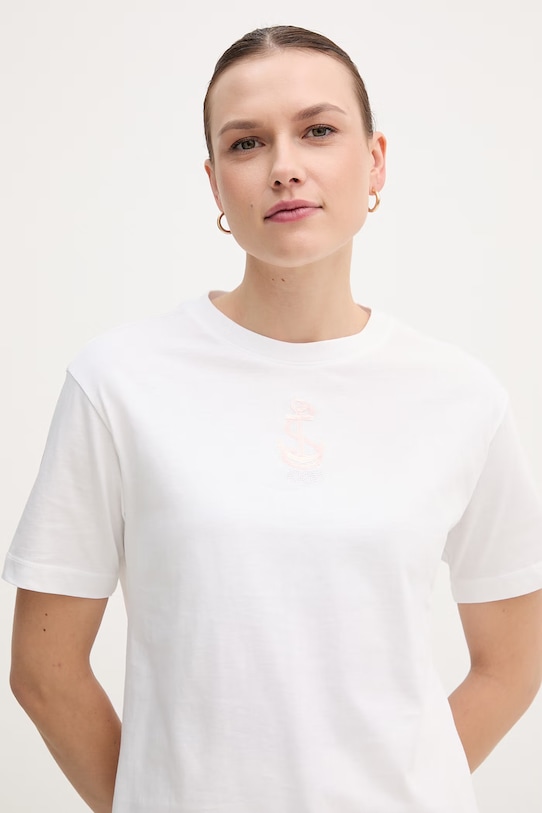 Odzież Joop! t-shirt bawełniany 30102419 biały