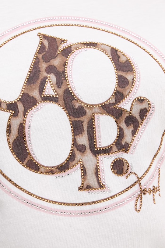 Joop! t-shirt bawełniany 30102423 biały