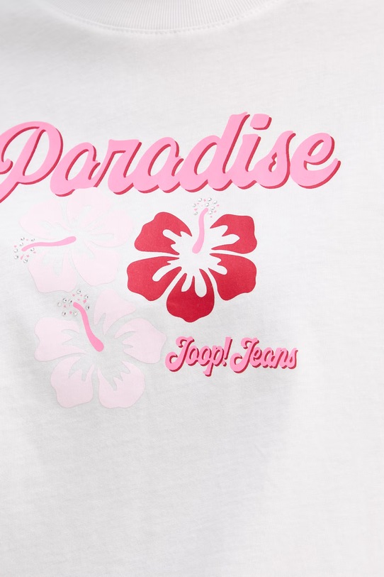 Joop! t-shirt damski bawełniany 30102435 biały