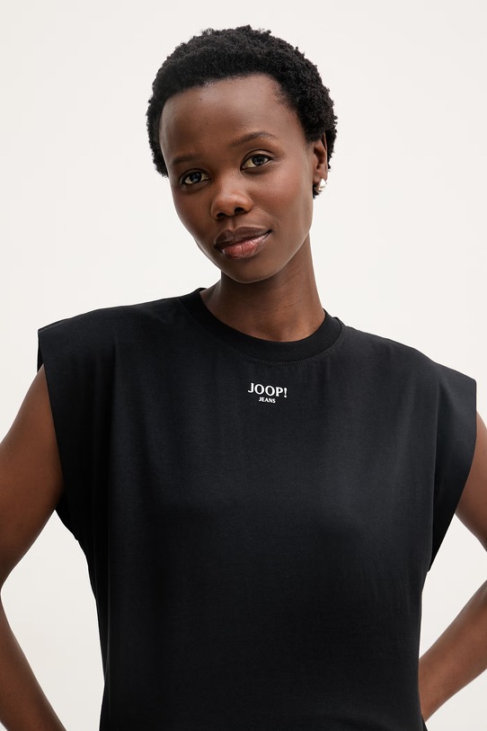 Joop! t-shirt damski bawełniany czarny 30102583