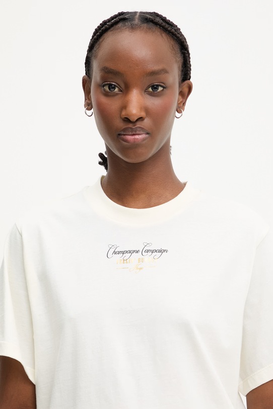 HUGO футболка жіноча бавовняна Vintage Tee_24 бежевий 50561264