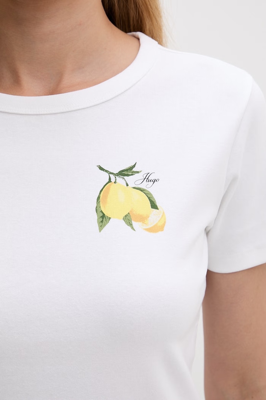 HUGO majica za žene s pamukom 50568918 bijela