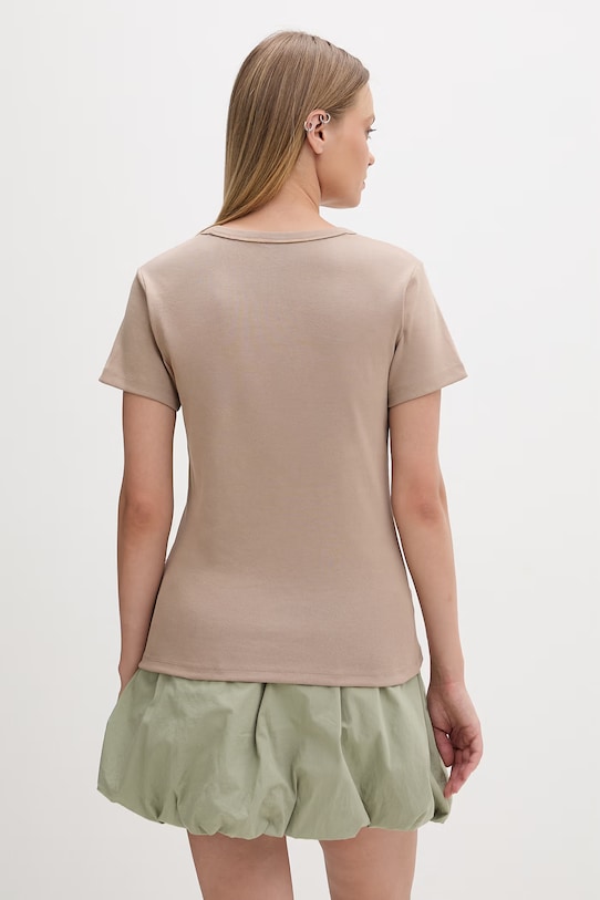 Odjeća HUGO majica za žene s pamukom 50568918 bež