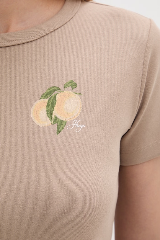 HUGO majica za žene s pamukom 50568918 bež