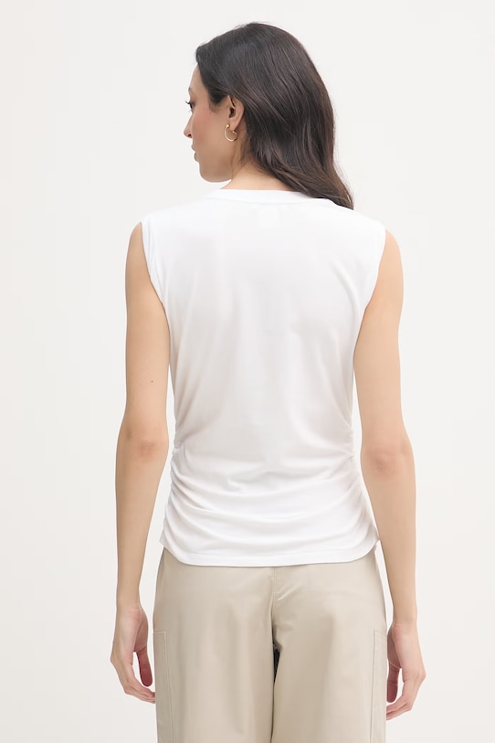 Odzież DKNY top damski z bawełny P6BH0ENY biały