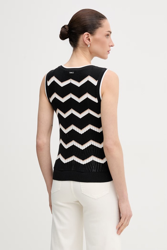 Odzież Dkny top bawełniany DJ6R0206 czarny