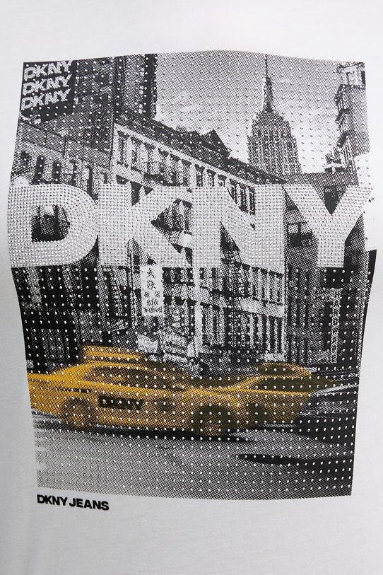 Dkny t-shirt DJ6T1748 biały