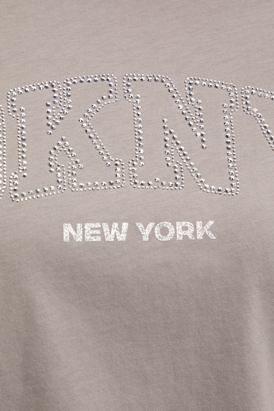 Dkny t-shirt bawełniany DP6T1664 szary