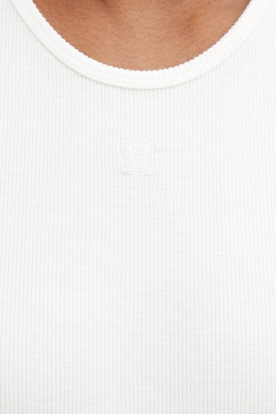 Anine Bing COLE TANK kremowy top z wiskozy damski beżowy A.08.12206.IVY42