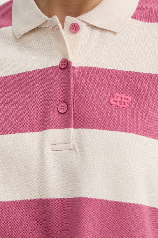 MUNTHE polo damskie bawełniane BAELFIRE 261110026161 różowy