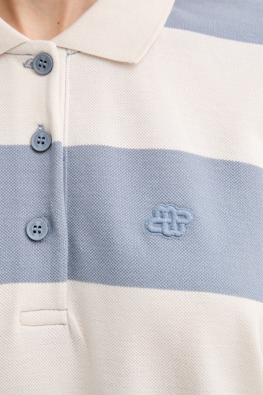 MUNTHE polo damskie bawełniane BAELFIRE 261110026161 niebieski