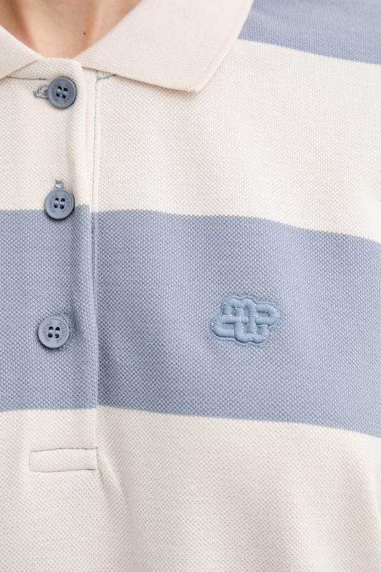 MUNTHE polo damskie bawełniane BAELFIRE 261110026161 niebieski