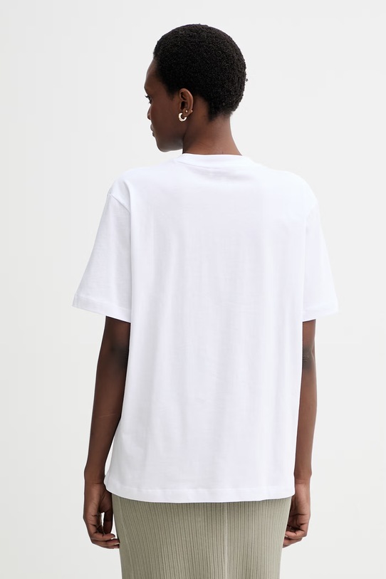 Odzież MUNTHE t-shirt bawełniany BALLON 261110726160 biały